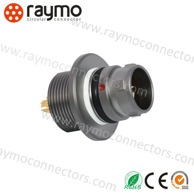 AMC 27 Pin High Density Push Pull Connector Screw-Lock 5Gbps Circular Receptacle for Medical Imaging