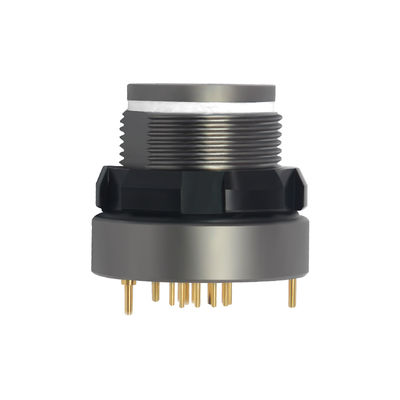 Raymo A1CW*M-P04XBCO-OOOO AMC उच्च घनत्व पुश पुल कनेक्टर 4 पिन चांदी 5000 चक्र